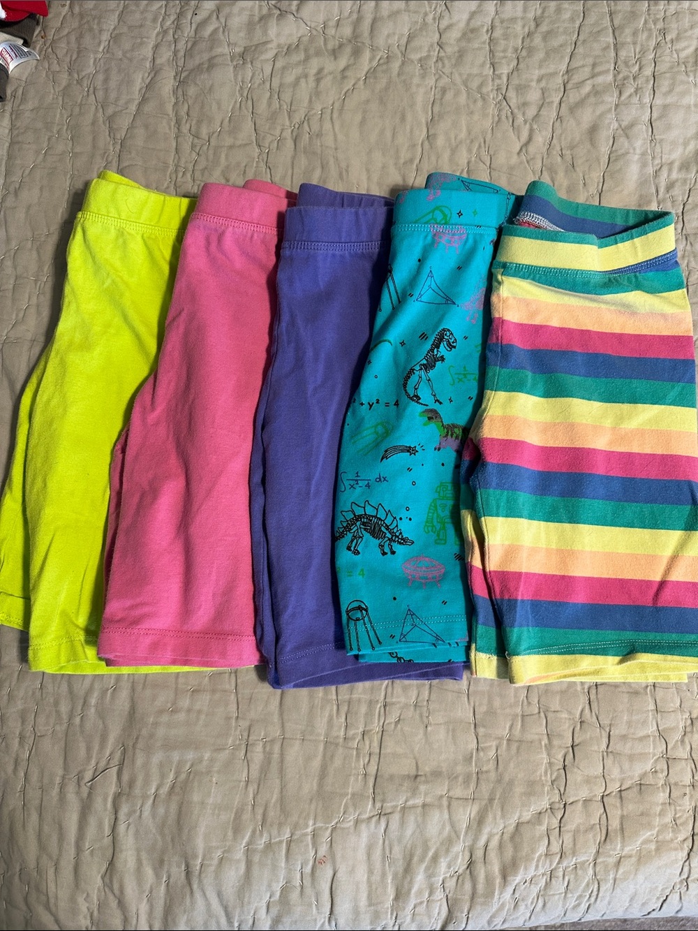 Bike shorts5 pairs spotted zebra medium 8